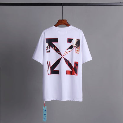 Off-white Men's and Women's Short-sleeved T-shirts