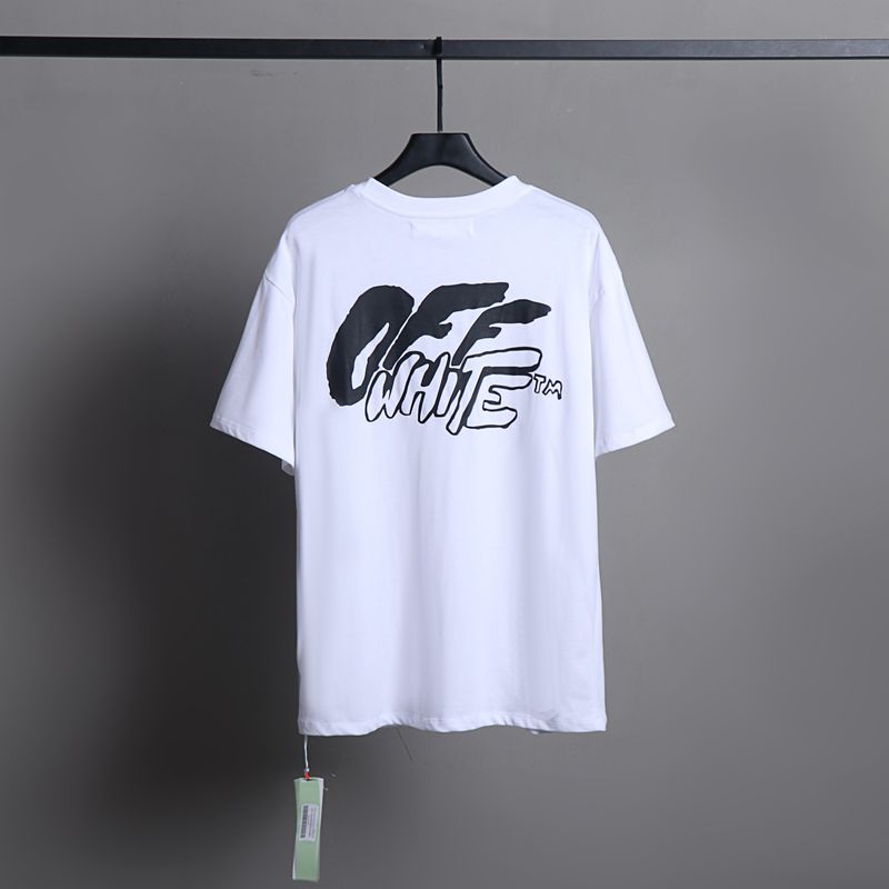 Off-white Men's and Women's Short-sleeved T-shirts