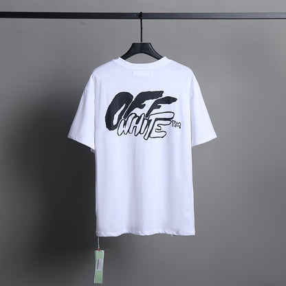 Off-white Men's and Women's Short-sleeved T-shirts