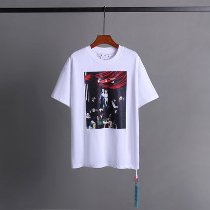 Off-white Men's and Women's Short-sleeved T-shirts