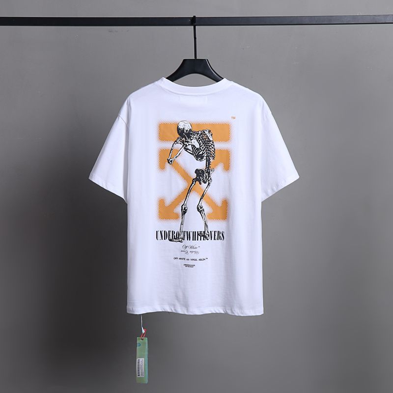 Off-white Men's and Women's Short-sleeved T-shirts