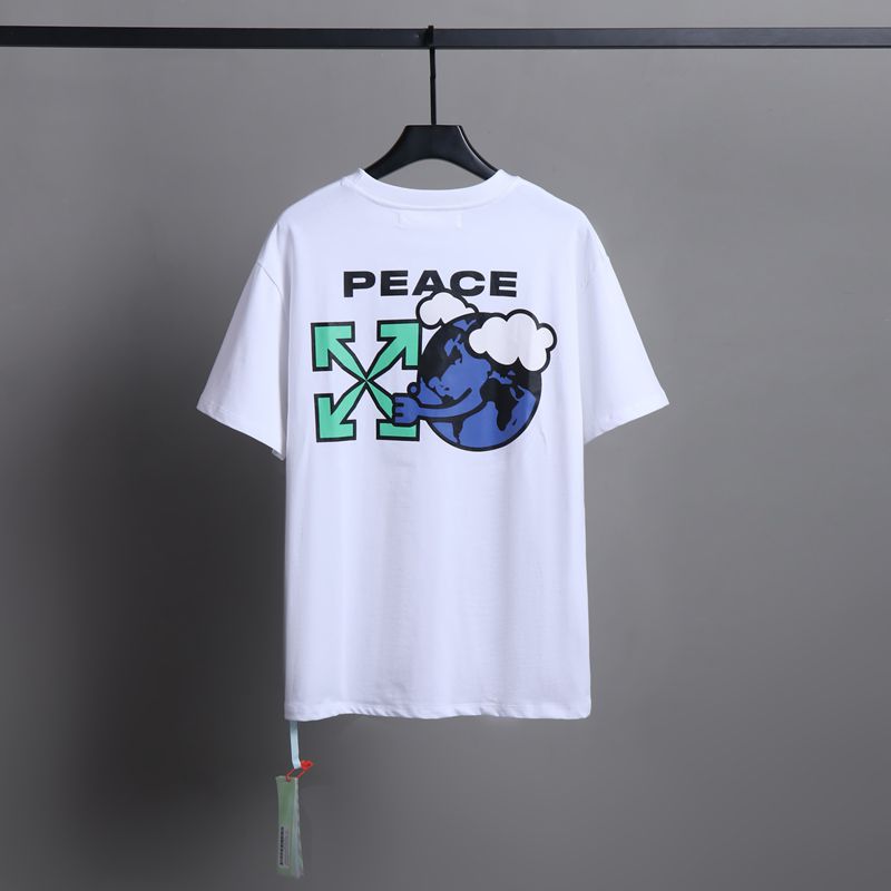 Off-white Men's and Women's Short-sleeved T-shirts