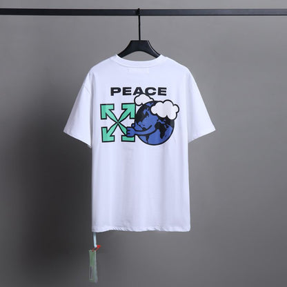 Off-white Men's and Women's Short-sleeved T-shirts