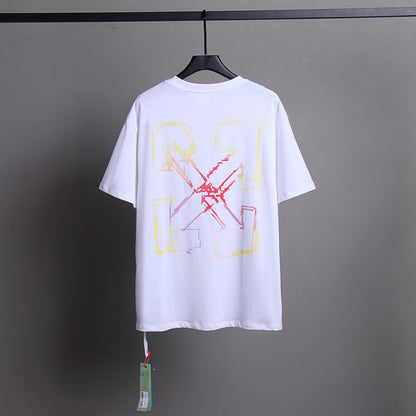 Off-white Men's and Women's Short-sleeved T-shirts