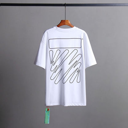Off-white Men's and Women's Short-sleeved T-shirts