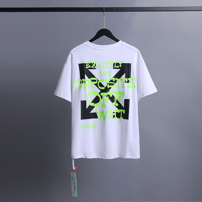 Off-white Men's and Women's Short-sleeved T-shirts