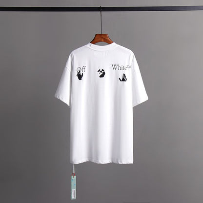 Off-white Men's and Women's Short-sleeved T-shirts