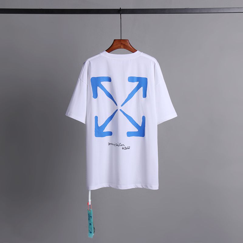 Off-white Men's and Women's Short-sleeved T-shirts