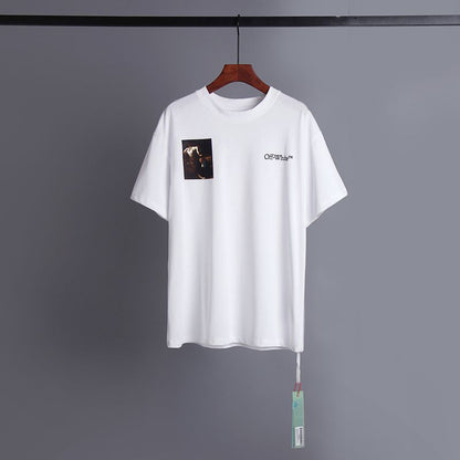 Off-white Men's and Women's Short-sleeved T-shirts