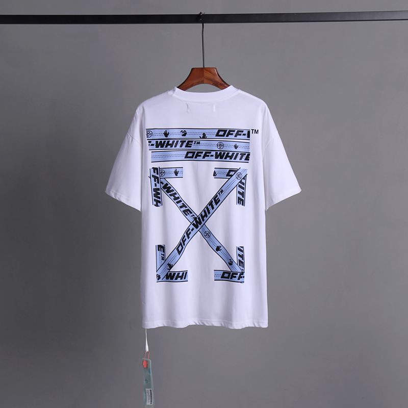Off-white Men's and Women's Short-sleeved T-shirts