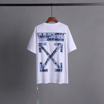 Off-white Men's and Women's Short-sleeved T-shirts