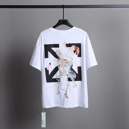Off-white Men's and Women's Short-sleeved T-shirts