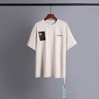 Off-white Men's and Women's Short-sleeved T-shirts