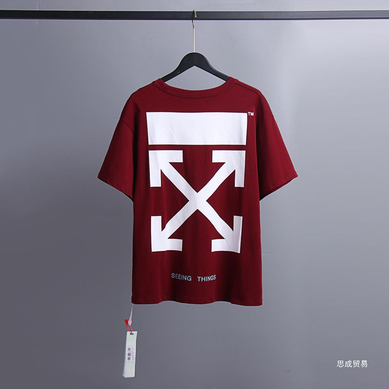 Off-white Men's and Women's Short-sleeved T-shirts