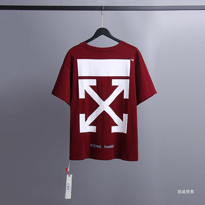 Off-white Men's and Women's Short-sleeved T-shirts