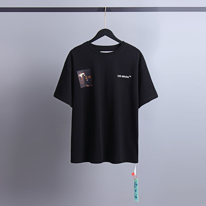 Off-white Men's and Women's Short-sleeved T-shirts