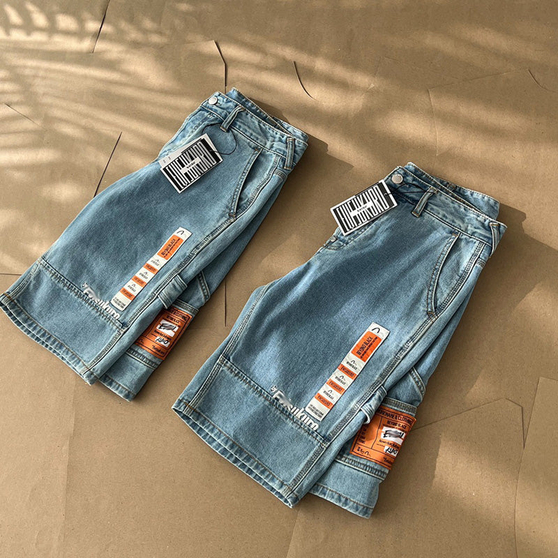 EV New Men's and Women's Denim Shorts