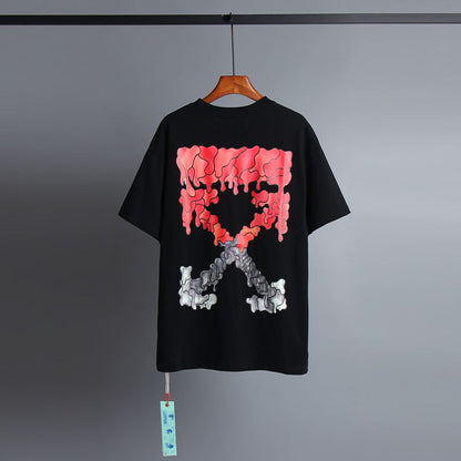 Off-white Men's and Women's Short-sleeved T-shirts