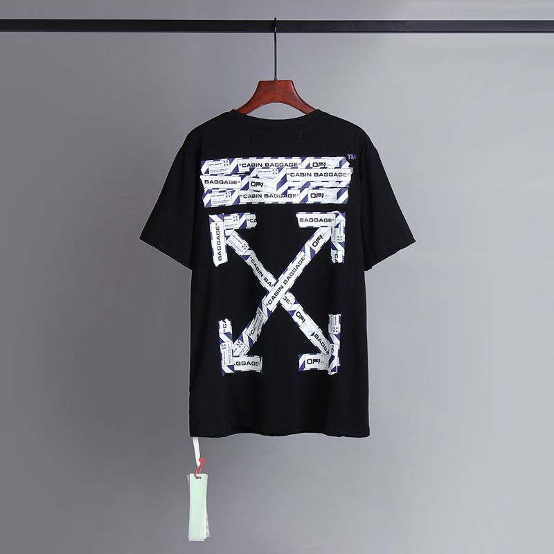 Off-white Men's and Women's Short-sleeved T-shirts