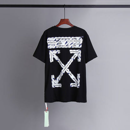 Off-white Men's and Women's Short-sleeved T-shirts
