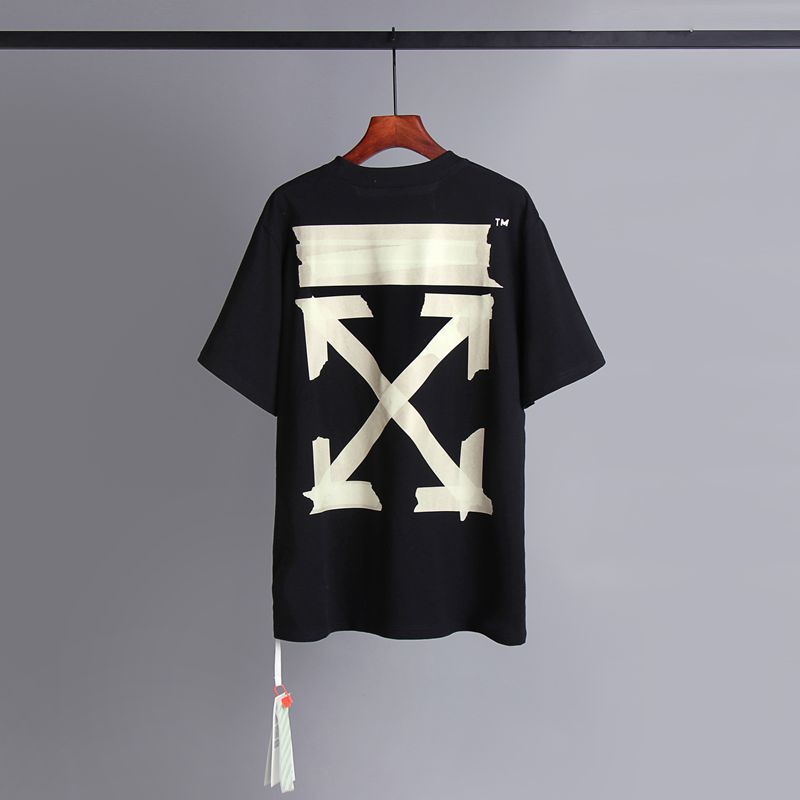 Off-white Men's and Women's Short-sleeved T-shirts