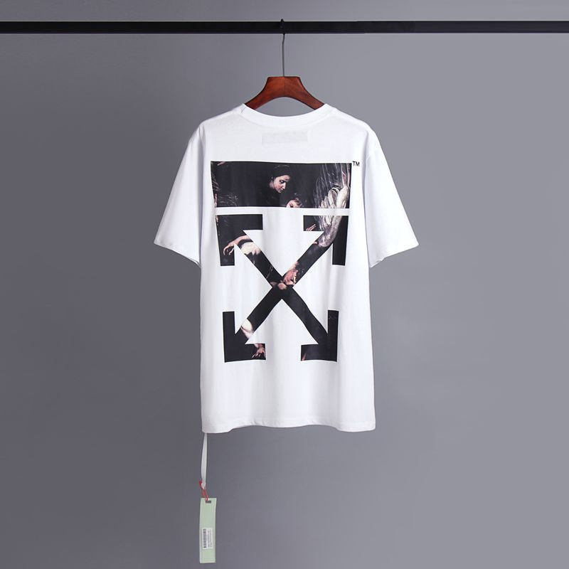 Off-white Men's and Women's Short-sleeved T-shirts