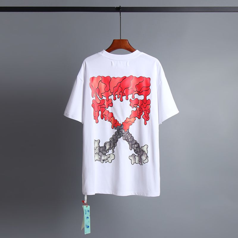 Off-white Men's and Women's Short-sleeved T-shirts