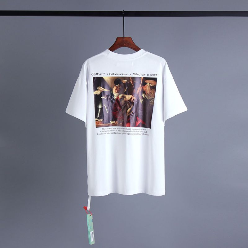 Off-white Men's and Women's Short-sleeved T-shirts