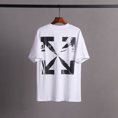 Off-white Men's and Women's Short-sleeved T-shirts