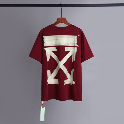 Off-white Men's and Women's Short-sleeved T-shirts