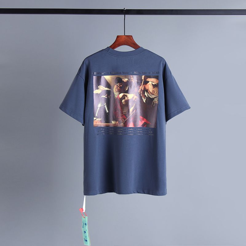 Off-white Men's and Women's Short-sleeved T-shirts