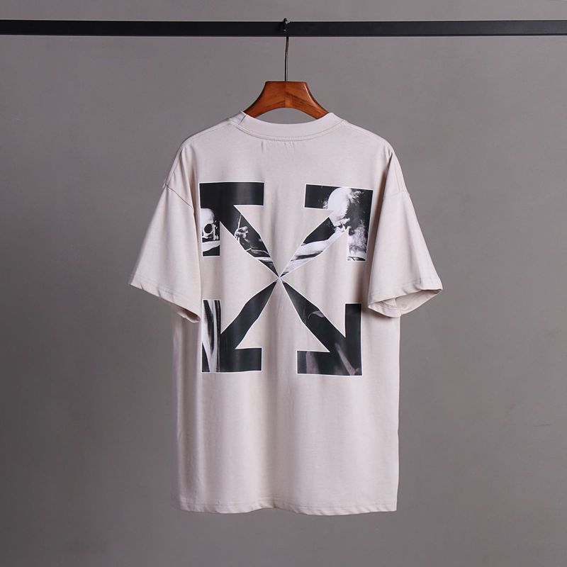 Off-white Men's and Women's Short-sleeved T-shirts