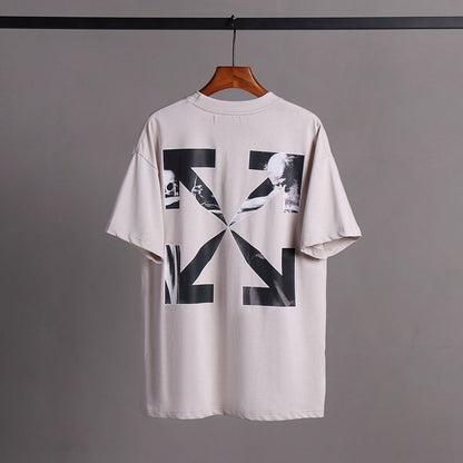 Off-white Men's and Women's Short-sleeved T-shirts