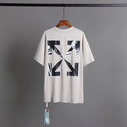 Off-white Men's and Women's Short-sleeved T-shirts