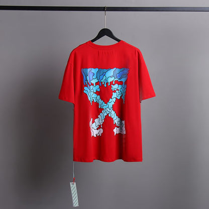 Off-white Men's and Women's Short-sleeved T-shirts
