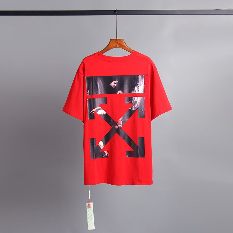Off-white Men's and Women's Short-sleeved T-shirts