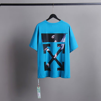 Off-white Men's and Women's Short-sleeved T-shirts