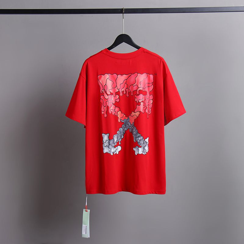 Off-white Men's and Women's Short-sleeved T-shirts