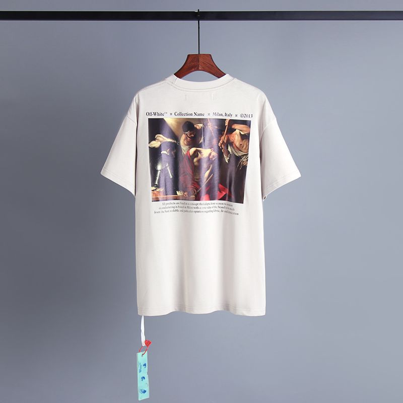Off-white Men's and Women's Short-sleeved T-shirts