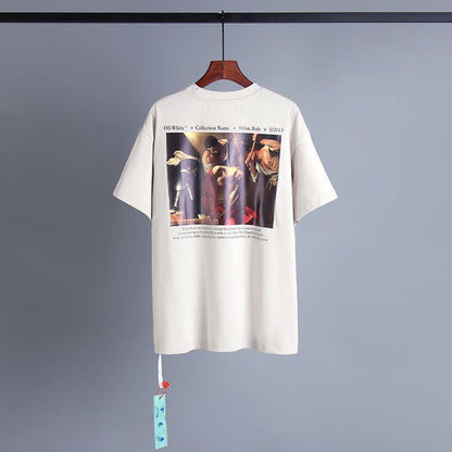 Off-white Men's and Women's Short-sleeved T-shirts