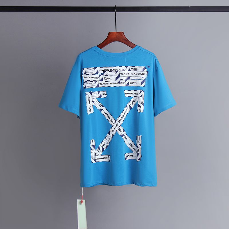 Off-white Men's and Women's Short-sleeved T-shirts