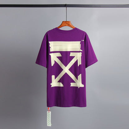 Off-white Men's and Women's Short-sleeved T-shirts